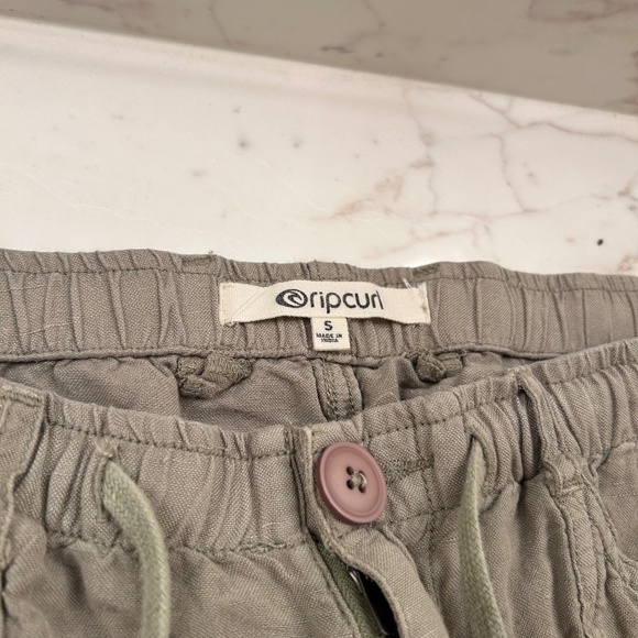 Rip Curl Olive Green Drawstring Shorts Size Small - Picture 7 of 9
